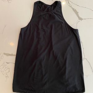 Lululemon Black Open Back Muscle Tee Sz 8